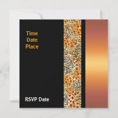 Invitation Toutes Occasions Impression Animale Noi (Dos)