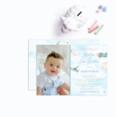 Invitation Toy Plane 1er Anniversaire Baptême Party Photo