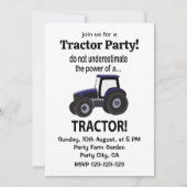 Invitation Tracteur (Devant)