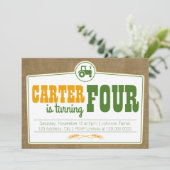 Invitation Tracteur de Campagne (Debout devant)