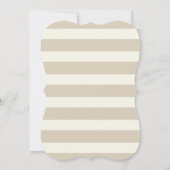 Invitation Tracteur Red Farm sur Tan Stripes (Dos)