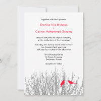 Tracteur Red Winter thème Mariage Modèle