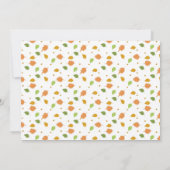 Invitation Tracteurs Citrouille Anniversaire de la fête de ré (Dos)