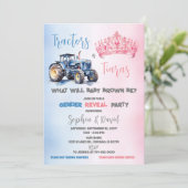 Invitation Tracteurs ou Tiaras Genre Revevela Party (Debout devant)