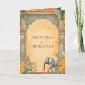 Invitation Traditional South Indian Photo QR Code Wedding (Devant)