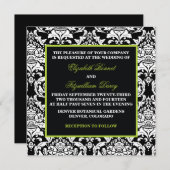 Invitation traditionnelle à Damas (Devant / Derrière)