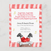 Invitation traditionnelle à la fête de Noël (Devant)