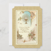 Invitation traditionnelle catholique vintage pour (Devant)