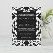 Invitation traditionnelle de damassé (Debout devant)