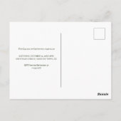 invitation traditionnelle Halloween (Dos)