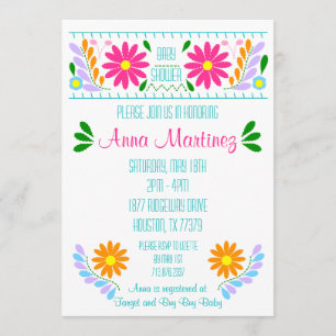 Invitation traditionnelle mexicaine à la Fiesta Em