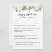 Invitation Traditions de bébé DEVON autour du monde jeu (Devant)