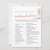 Invitation Traditions de mariage au Perles & Prosecco Jeu de (Devant)