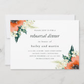 Invitation Traditions Élégantes Dîner de répétition Mariage f (Devant)