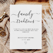 Invitation Traditions familiales Jeux de Baby shower Imprimab