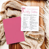 Invitation Traditions Mariages de la Bow rose Fête des mariée