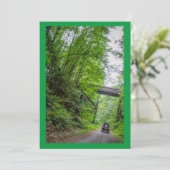 Invitation Trail Riding 8 Flat Invitation, Taille : 5" x 7" (Debout devant)