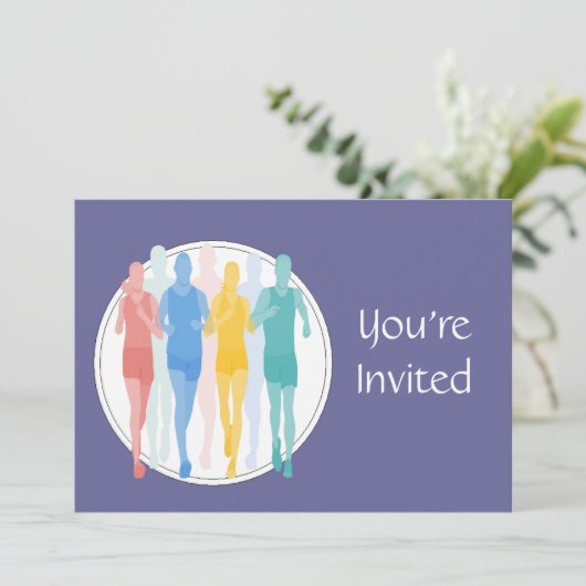 Invitation Trail Running Racing, événement (Debout devant)