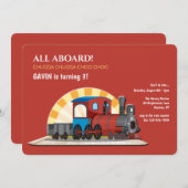 Invitation Train (Devant / Derrière)