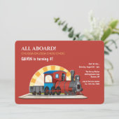 Invitation Train (Debout devant)