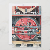 INVITATION TRAIN À VAPEUR (Devant)