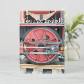 INVITATION TRAIN À VAPEUR (Debout devant)