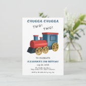 Invitation Train Chugga Two Two Deuxième Anniversaire (Debout devant)