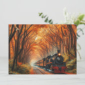 Invitation train d'automne classique (Debout devant)