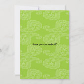 Invitation Train de fête 2e anniversaire Happy Party Invitati (Dos)