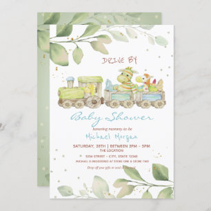 Invitation Train De Jouet En Baby shower