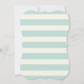 Invitation Train de jouets; Brown, Orange, Jaune, Turquoise, (Dos)