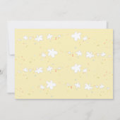 Invitation Train de musique avec animaux sauvages anniversair (Dos)