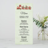 Invitation Train de Noël Vintage avec jouets (Debout devant)