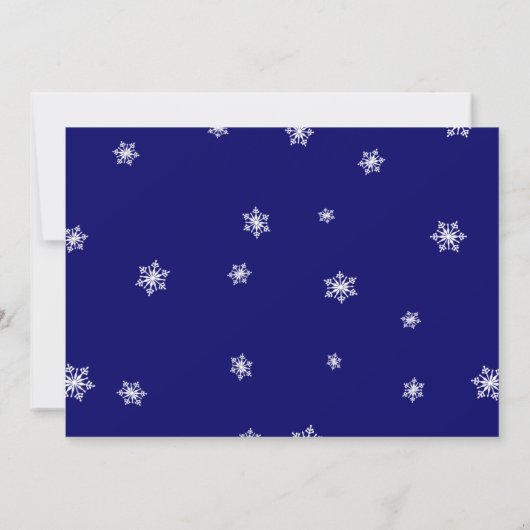 Invitation Train en pain d'épices de Noël mignon (Dos)