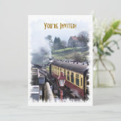 INVITATION TRAINS À VAPEUR (Debout devant)