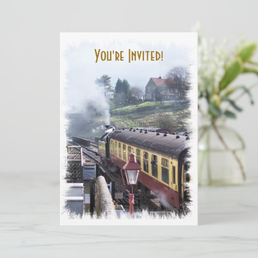 INVITATION TRAINS À VAPEUR (Debout devant)