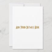 INVITATION TRAINS À VAPEUR (Dos)