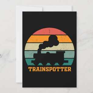 Invitation Trainspot cadeaux de train à vapeur cadeaux pour l