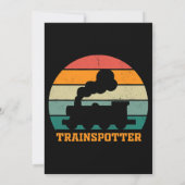Invitation Trainspot cadeaux de train à vapeur cadeaux pour l (Dos)