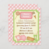 Invitation Traitements carnavals (Devant / Derrière)