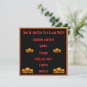 Invitation Traitements Halloween - (Debout devant)