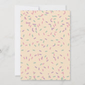 Invitation Traiter le gosse Chocolat Lollipop sucré deuxième  (Dos)