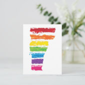 Invitation traits de couleur vermont (Debout devant)