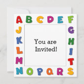 Invitation Trames de lettres (Devant)