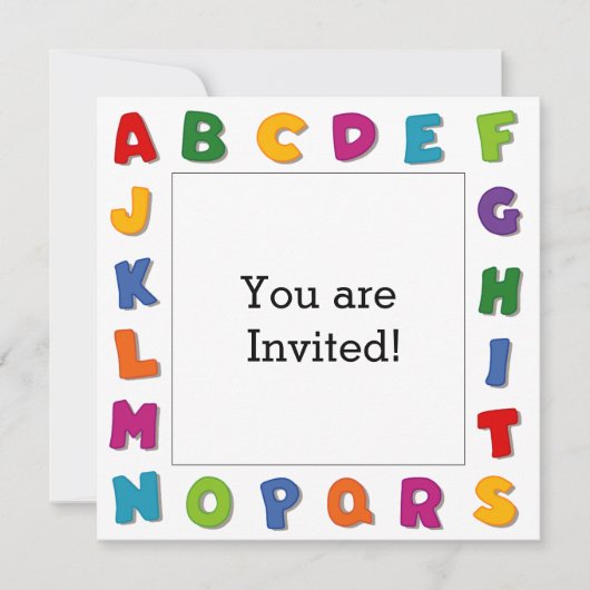 Invitation Trames de lettres (Devant)