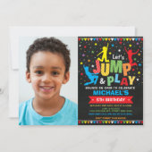 Invitation Trampoline Bounce House (Devant)