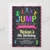 Invitation Trampoline Imprimer (Devant)