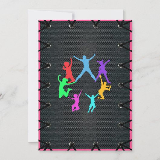 Invitation Trampoline Imprimer (Dos)