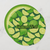 Invitation Tranches de chaux (Devant / Derrière)