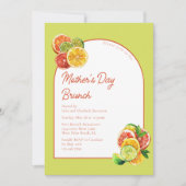 Invitation Tranches de citron tendance Chic Arche Brunch de l (Devant)
